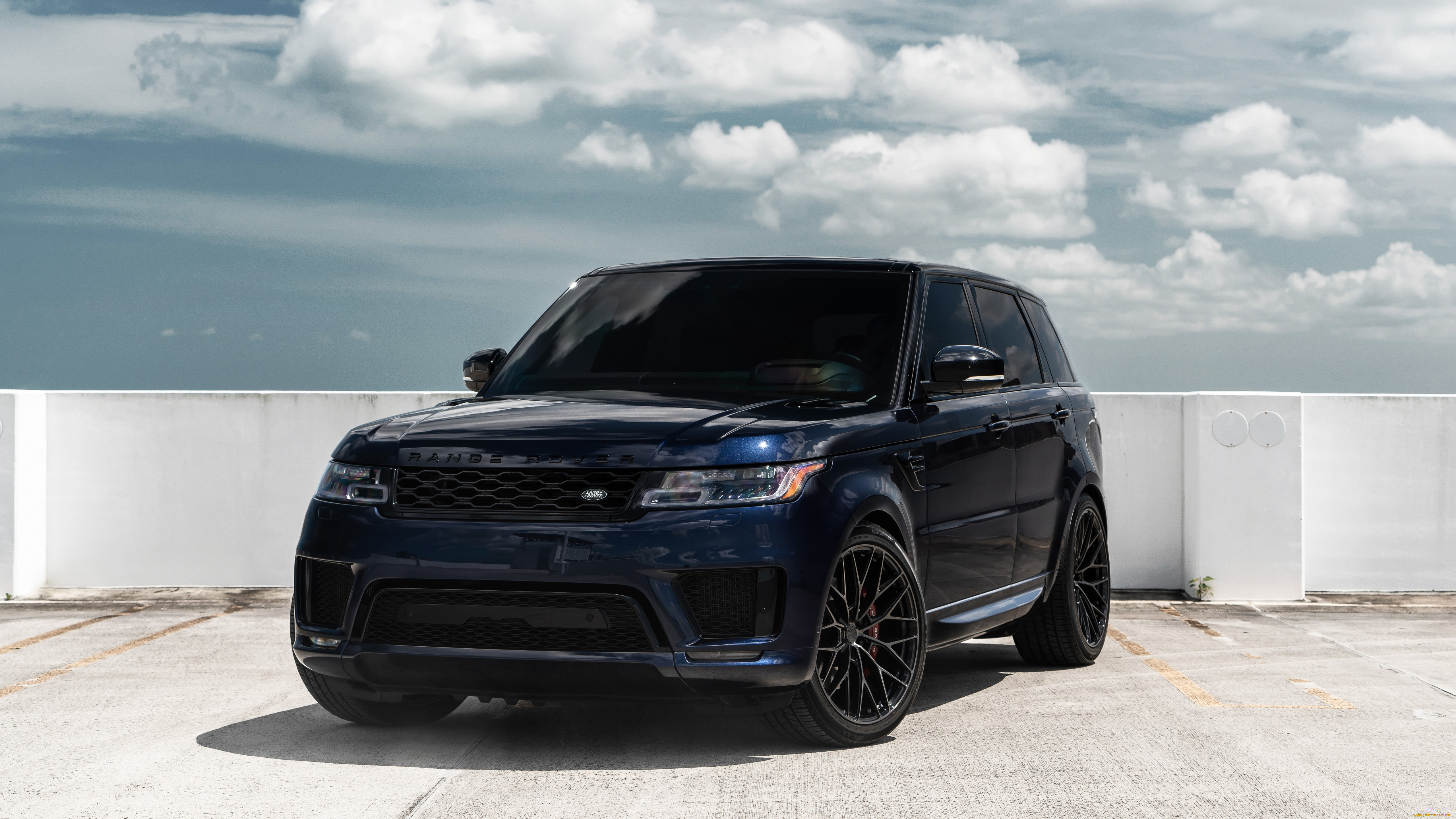   , , range rover, range, rover, blue, parking, cloud, ranger, sport